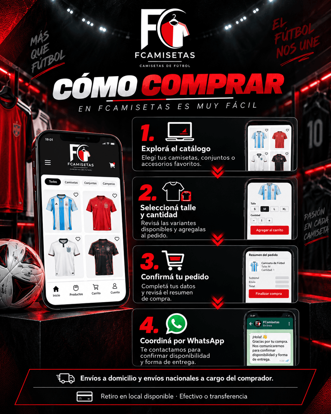 Cómo comprar en FCamisetas
