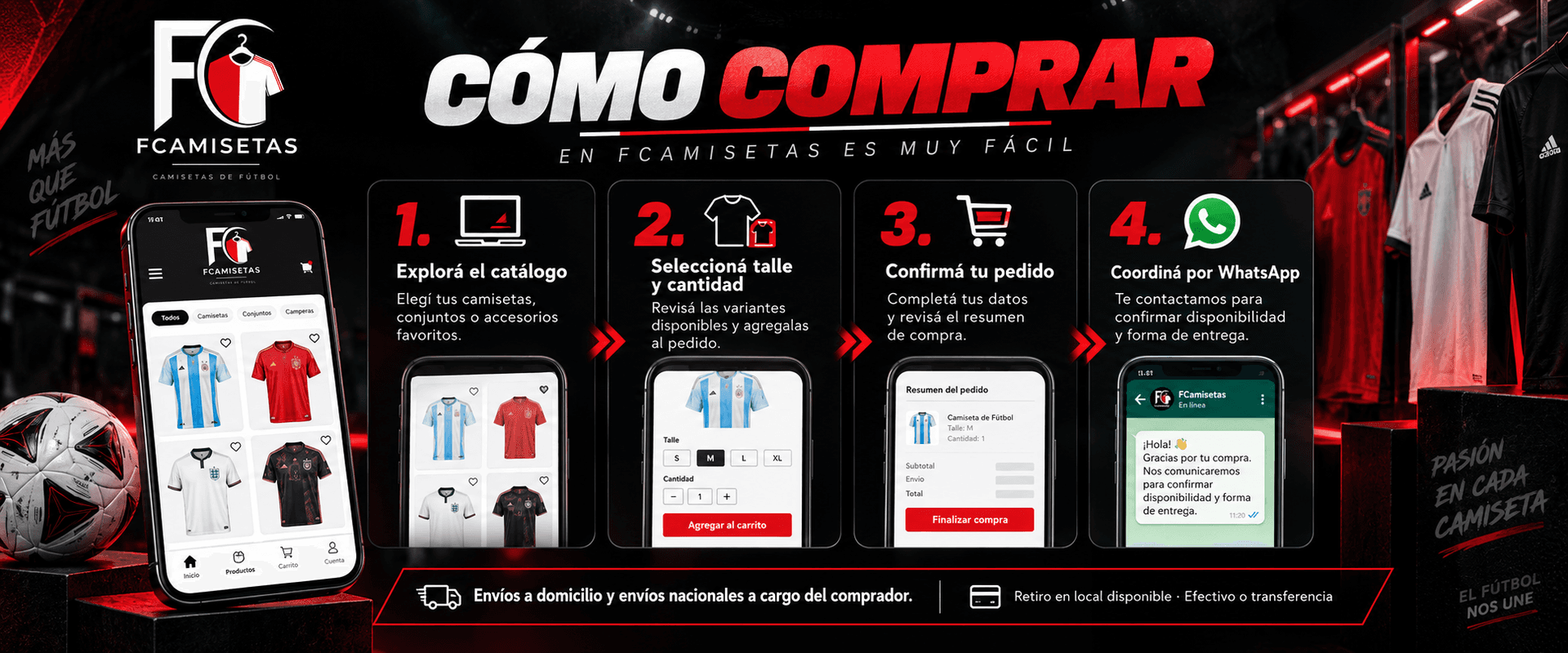 Cómo comprar en FCamisetas